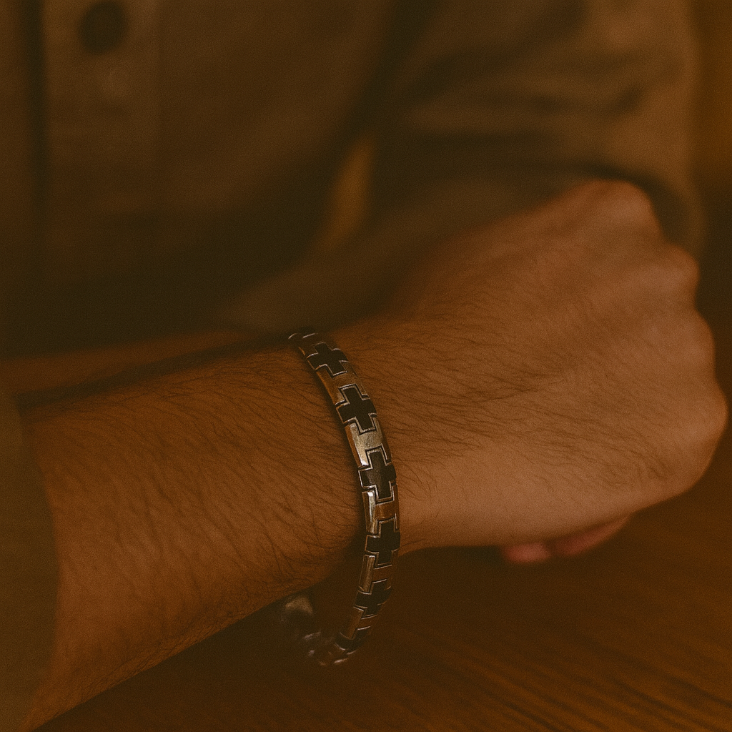 925 Sterling Silver Modern Knight Bracelet