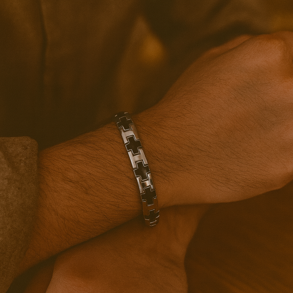 925 Sterling Silver Modern Knight Bracelet