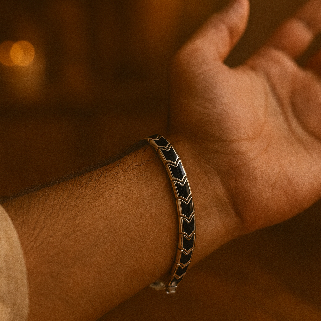 925 Sterling Silver Arrow Link Bracelet