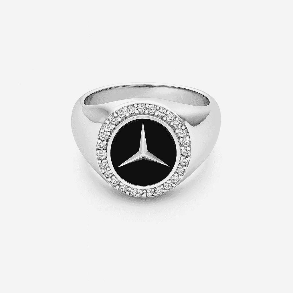 925 Sterling Silver Mercedes Inspired Luxury Ring - Celestora - India - - - Ring for Men, Boys, Gift for Men, Brother, Boyfriend, Husband