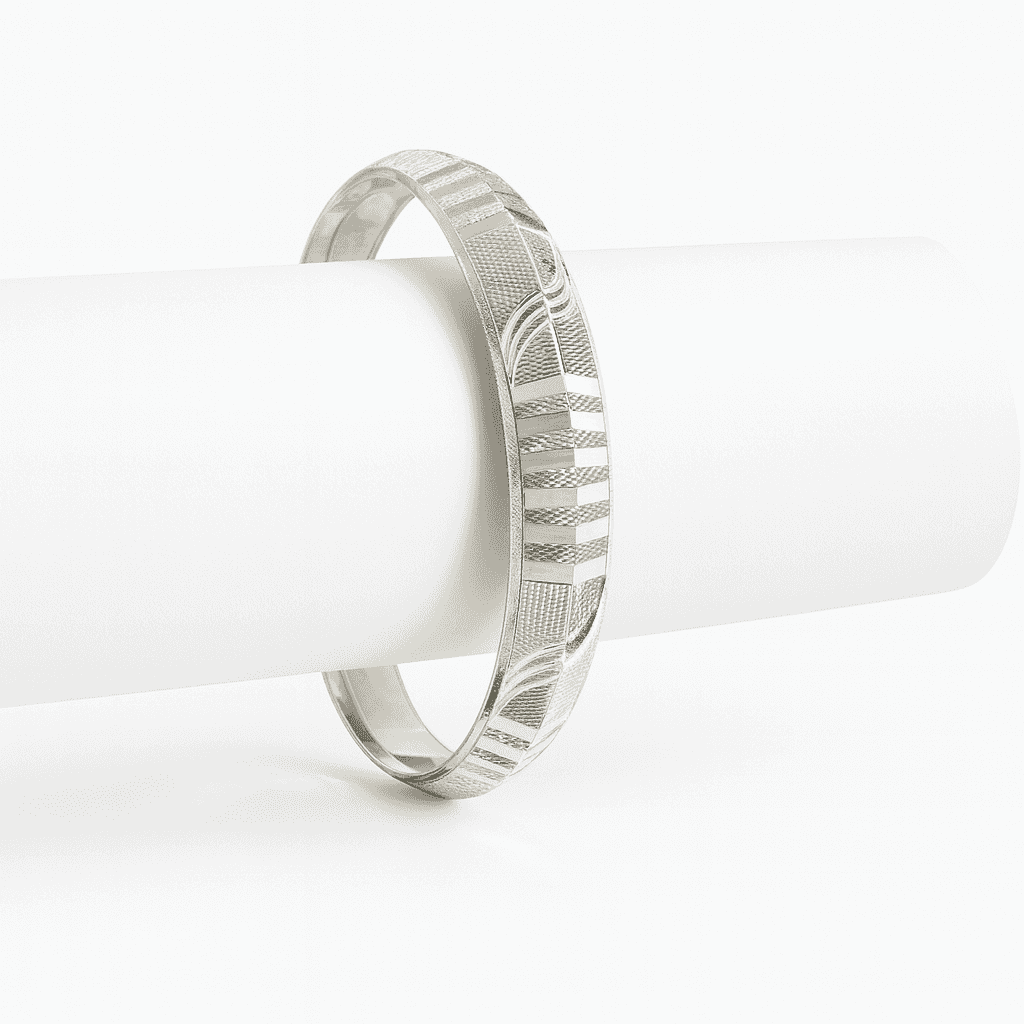 925 Sterling Silver King's Kada - Celestora - India - - - Cuff / Kada for Men, Boys, Gift for Men, Brother, Boyfriend, Husband