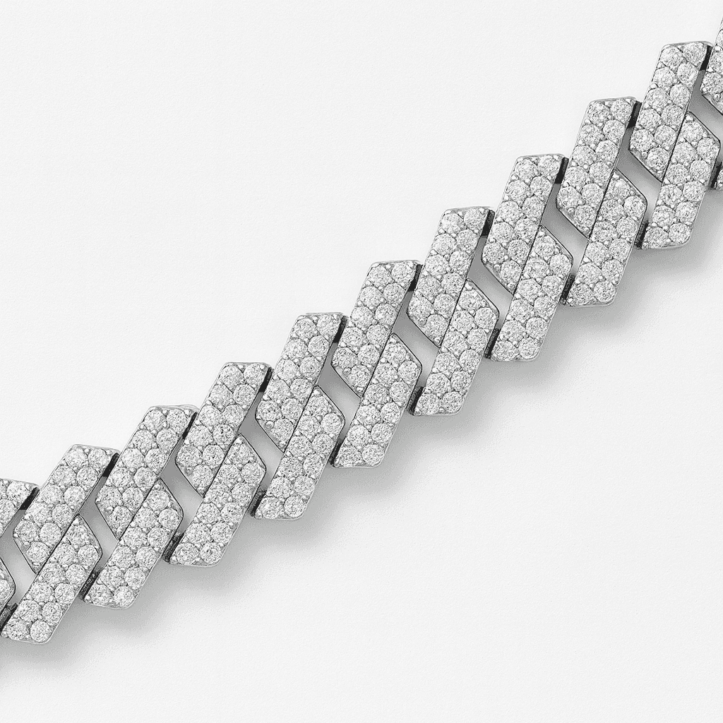 925 Sterling Silver Royal Ice Bracelet - Celestora - India - - - Bracelet for Men, Boys, Gift for Men, Brother, Boyfriend, Husband