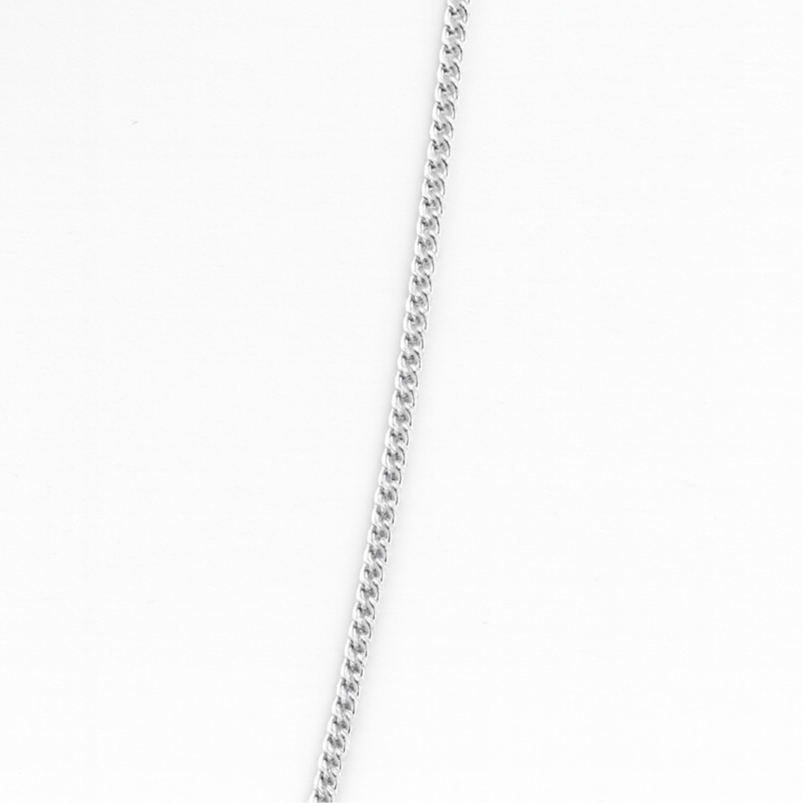 925 Sterling Silver Sleek Minimal Cuban Chain