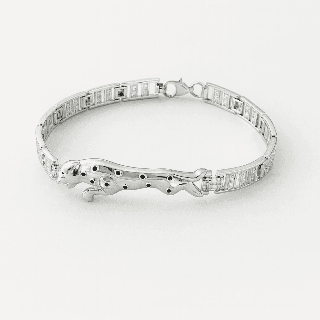 925 Sterling Silver Royale Jaguar Bracelet - Celestora - India - - - Bracelet for Men, Boys, Gift for Men, Brother, Boyfriend, Husband
