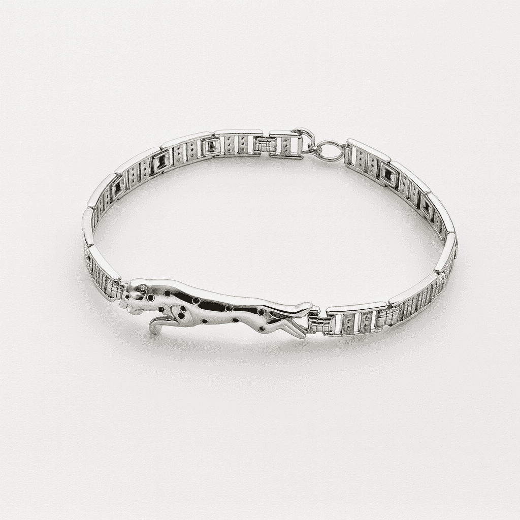 925 Sterling Silver Royale Jaguar Bracelet - Celestora - India - - - Bracelet for Men, Boys, Gift for Men, Brother, Boyfriend, Husband