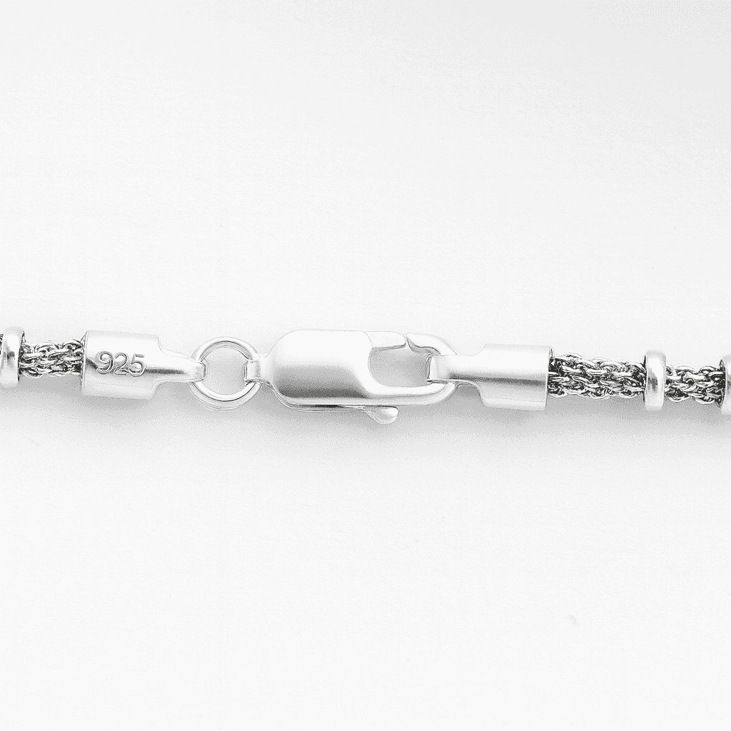 The 925 Sterling Silver Twin-Link Chain - Celestora - India - Twin / 20 inches - - Chains for Men, Boys, Gift for Men, Brother, Boyfriend, Husband