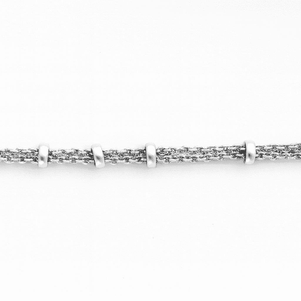 The 925 Sterling Silver Twin-Link Chain - Celestora - India - Twin / 20 inches - - Chains for Men, Boys, Gift for Men, Brother, Boyfriend, Husband