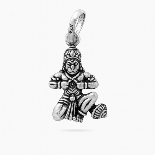 The 925 Sterling Silver Hanuman Pendant | Unisex | Without Chain