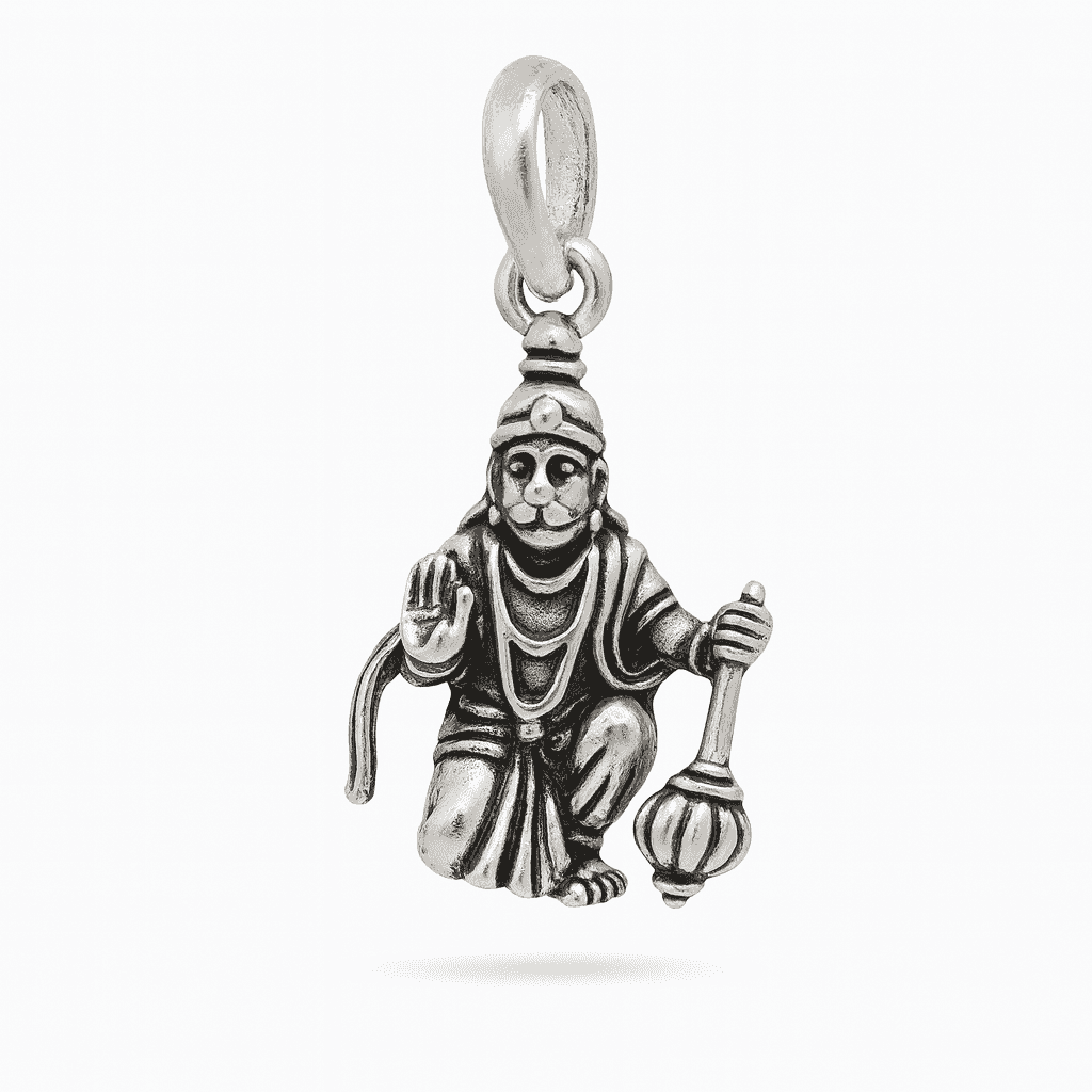 The 925 Sterling Silver Hanuman Pendant | Unisex | Without Chain - Celestora - India - Hanuman Ji Blessing - - God Pendant for Men, Boys, Gift for Men, Brother, Boyfriend, Husband
