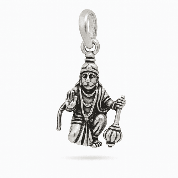 The 925 Sterling Silver Hanuman Pendant | Unisex | Without Chain - Celestora - India - Hanuman Ji Blessing - - God Pendant for Men, Boys, Gift for Men, Brother, Boyfriend, Husband
