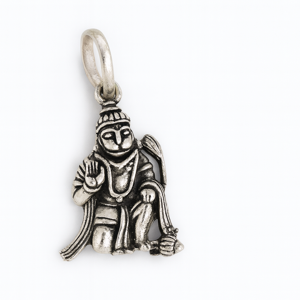 The 925 Sterling Silver Hanuman Pendant | Unisex | Without Chain