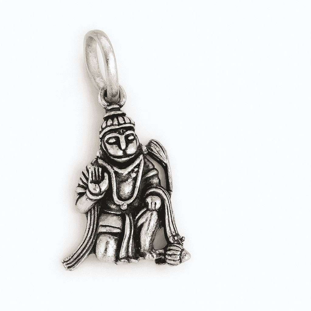 The 925 Sterling Silver Hanuman Pendant | Unisex | Without Chain - Celestora - India - Hanuman Ji Ashirvaad - - God Pendant for Men, Boys, Gift for Men, Brother, Boyfriend, Husband