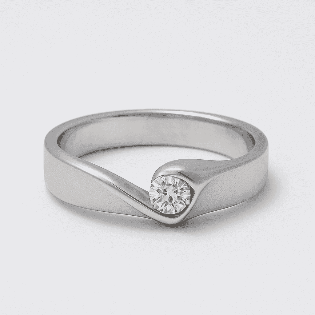 The 925 Sterling Silver Glide Ring - Celestora - India - 9 - - Ring for Men, Boys, Gift for Men, Brother, Boyfriend, Husband