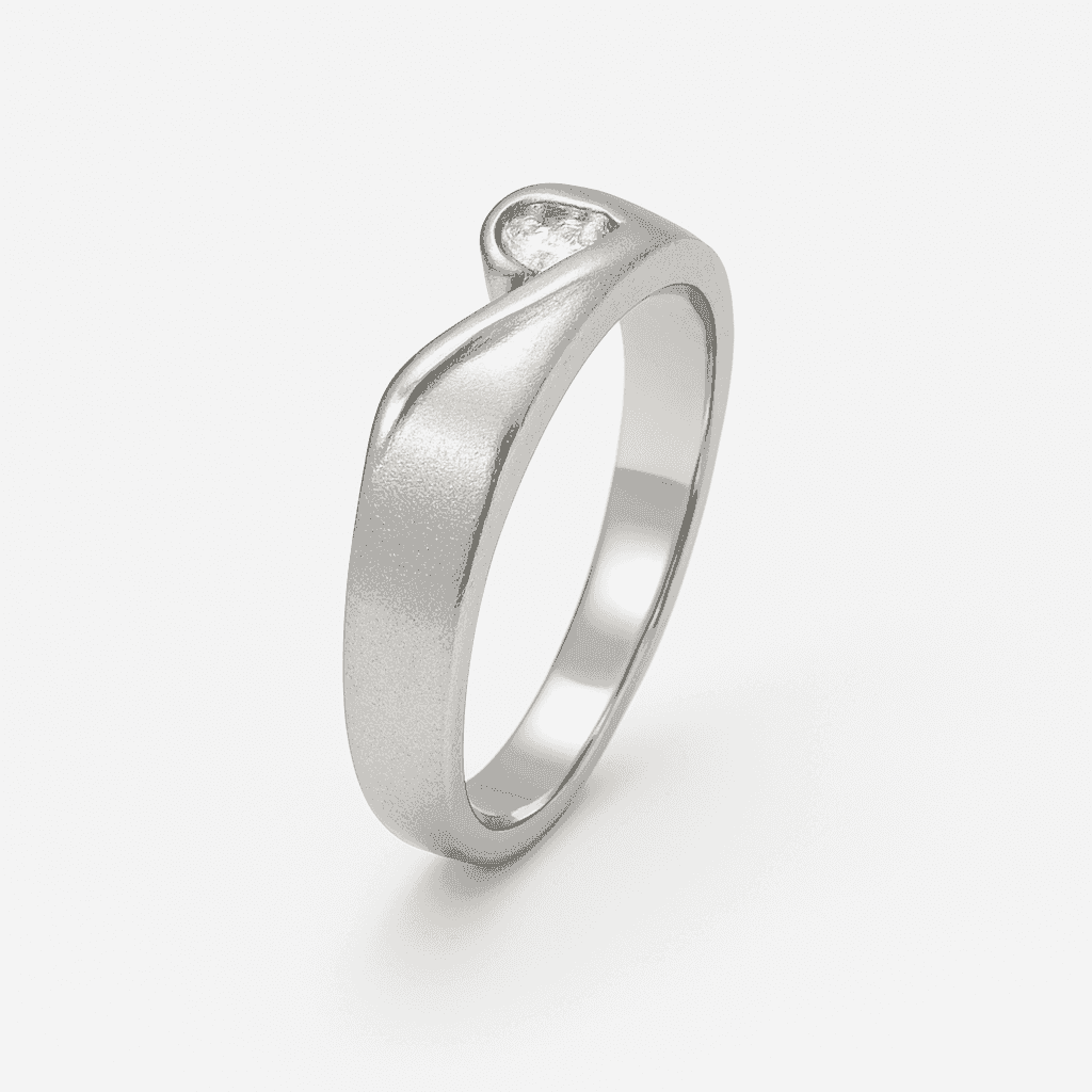 The 925 Sterling Silver Glide Ring - Celestora - India - 9 - - Ring for Men, Boys, Gift for Men, Brother, Boyfriend, Husband