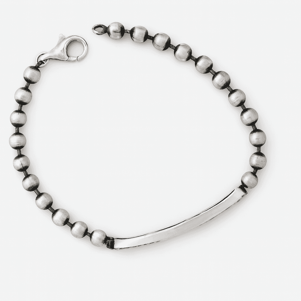 The 925 Sterling Silver Premium Imported Gifting Bracelet - Celestora - India - Midnight - - Bracelet for Men, Boys, Gift for Men, Brother, Boyfriend, Husband