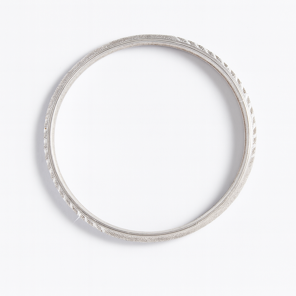 925 Sterling Silver Nature Curve Kada