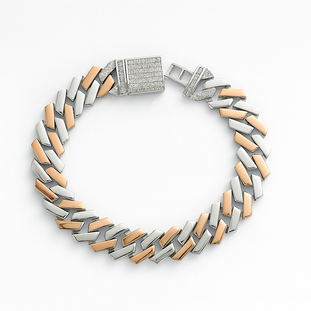 925 Sterling Silver Modern Cuban Bracelet