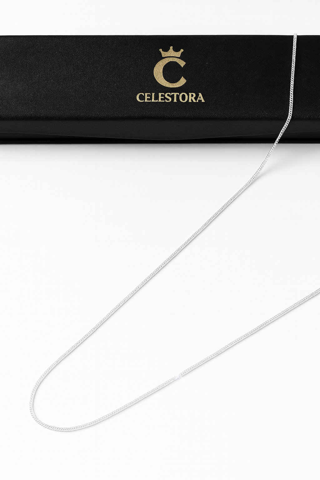 925 Sterling Silver Sleek Minimal Cuban Chain