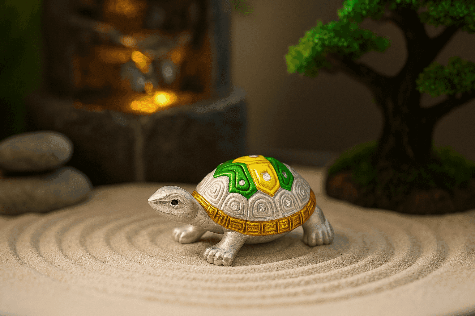 999 Fine Silver Tortoise | Lucky Vastu Home Décor Showpiece for Prosperity - Celestora - India - Classic - home - Home Decor