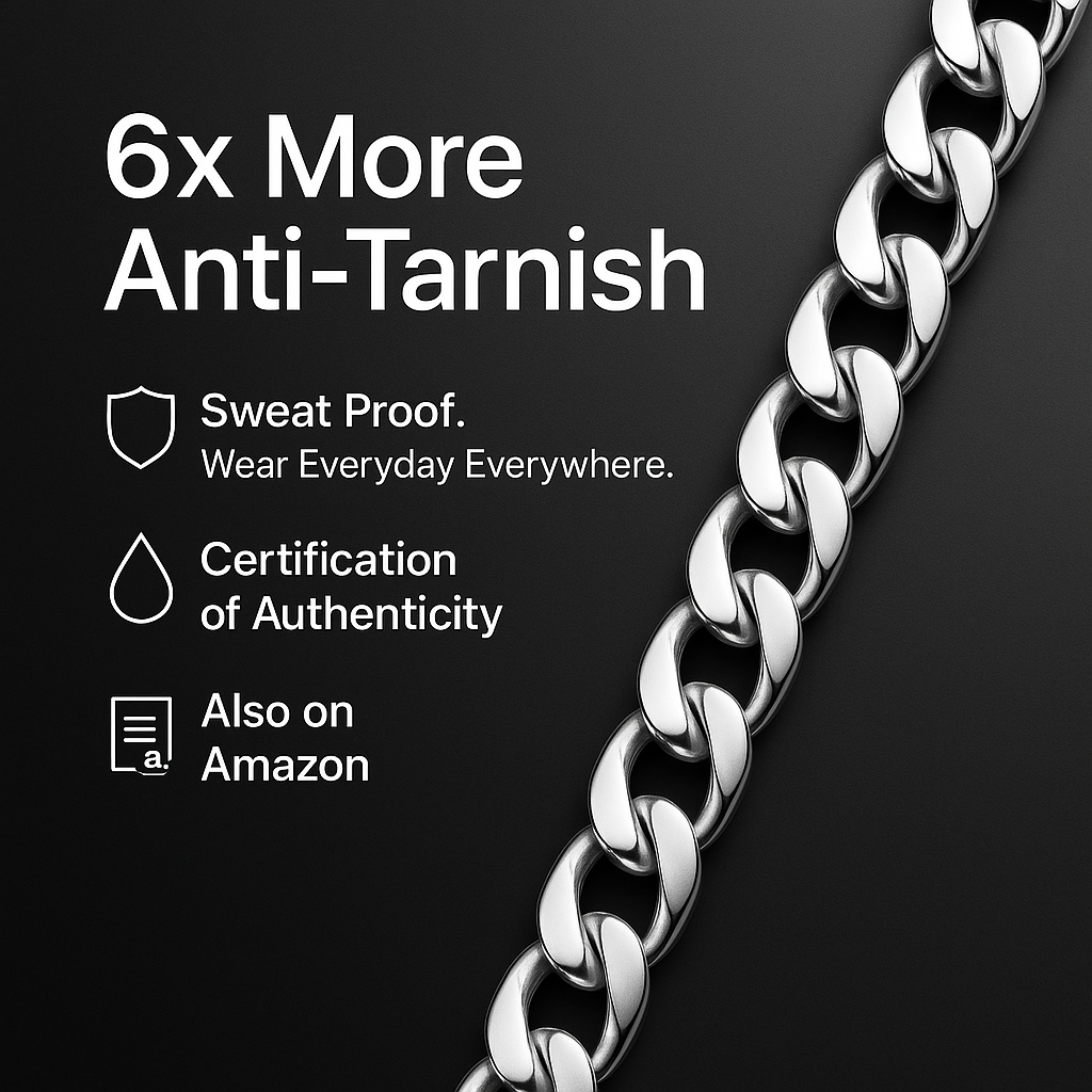 The  925 Sterling Silver Classic Cuban Chain