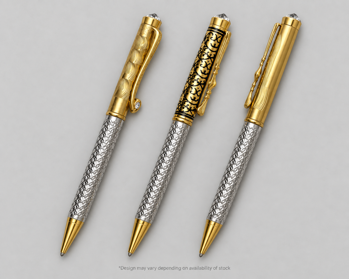Celestora Signature™ Silver Ball Pen
