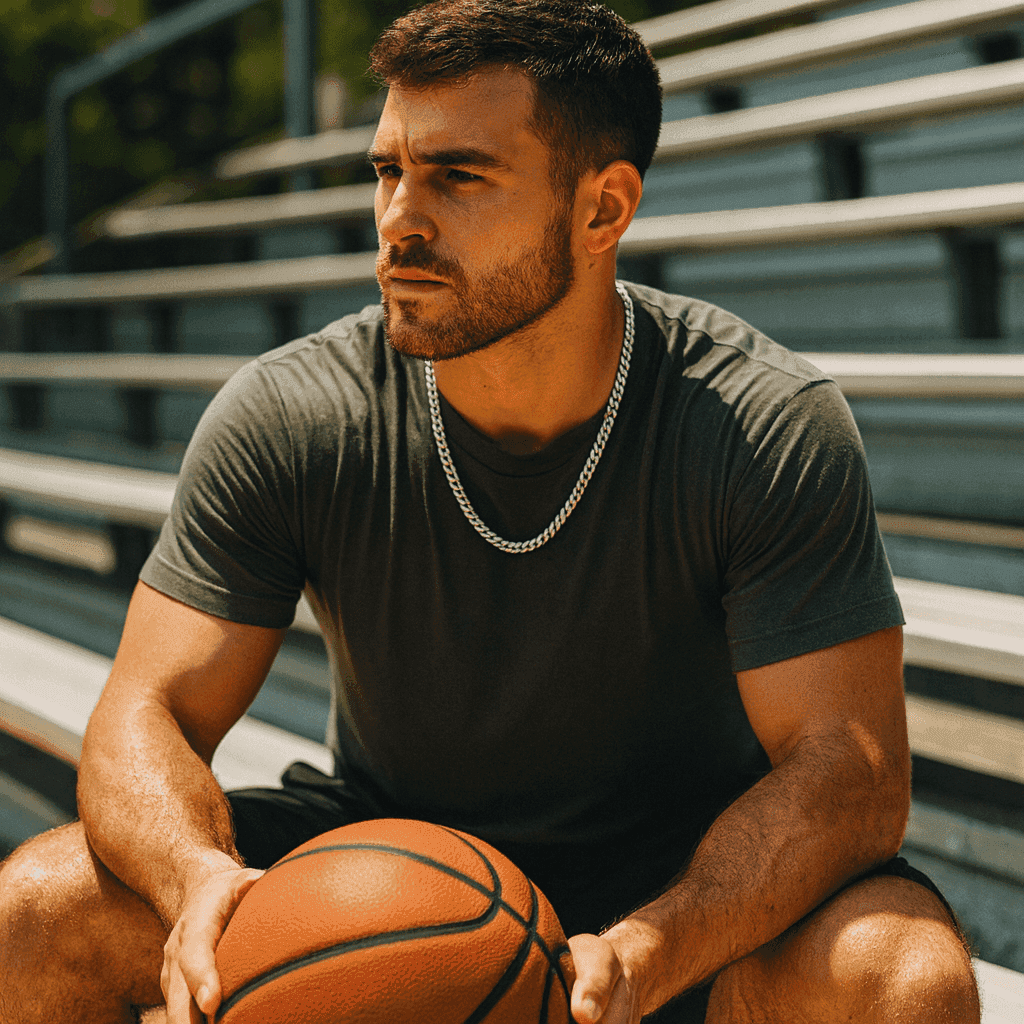 The 925 Sterling Silver Classic Cuban Chain - Celestora - India - 20 inches - men - Chains