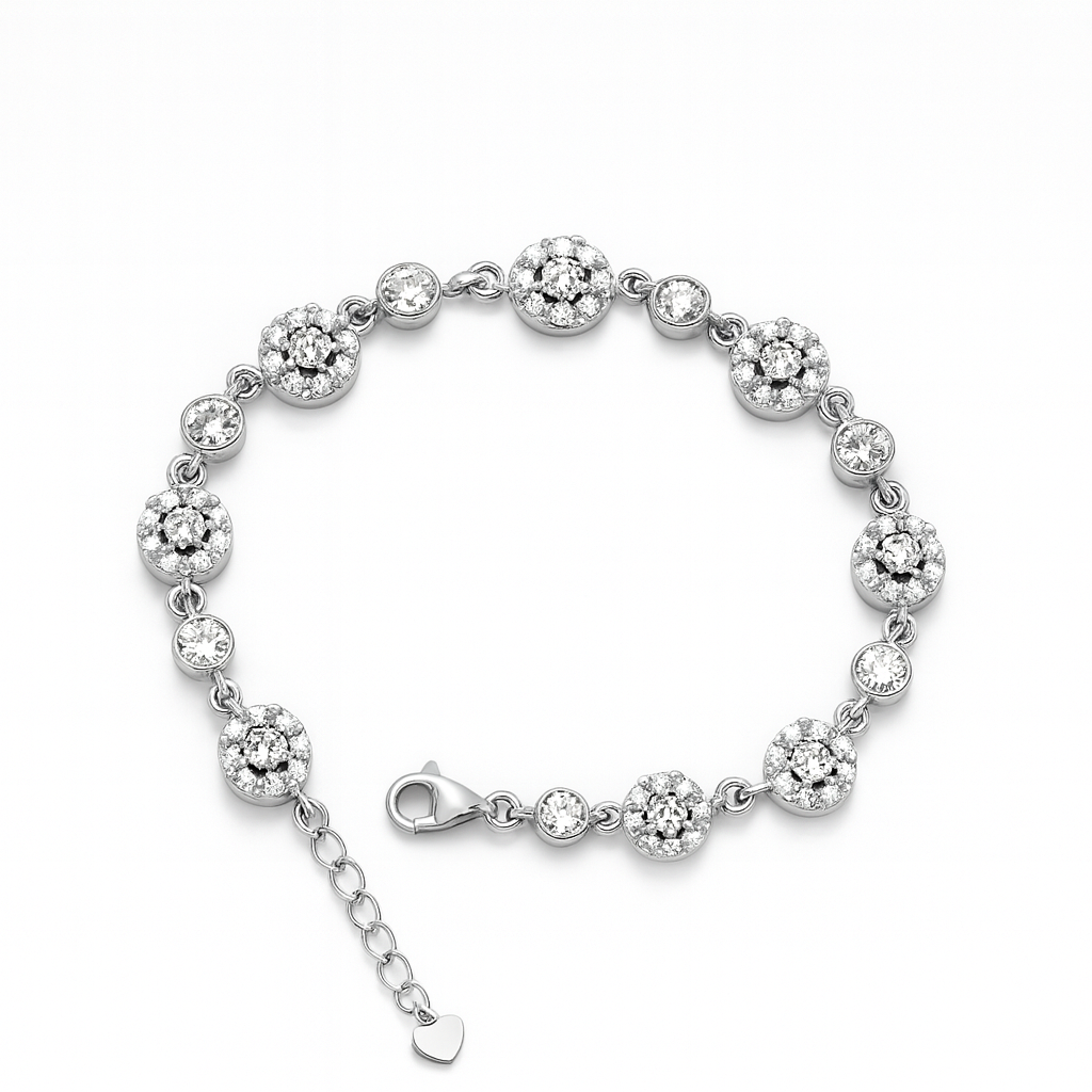 925 Sterling Silver Cute Fairy-Drop Bracelet