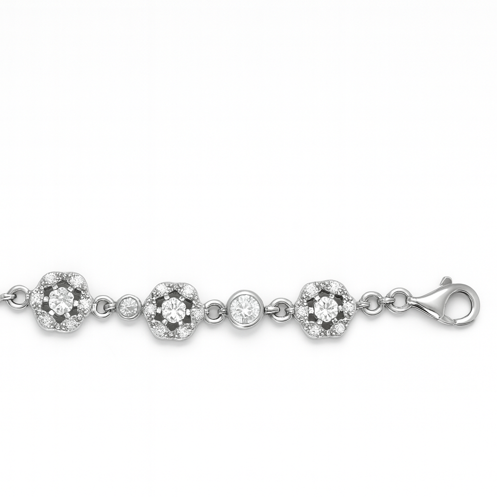 925 Sterling Silver Cute Fairy-Drop Bracelet