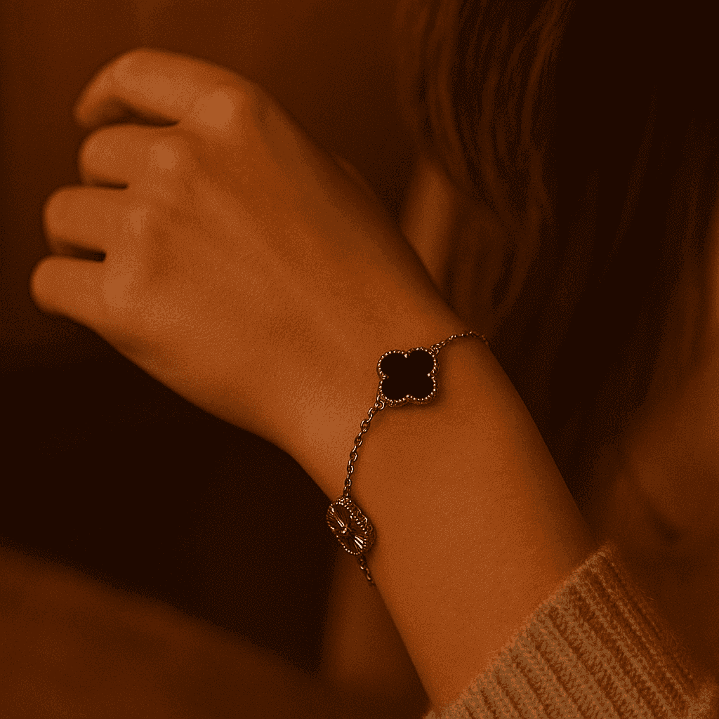 925 Sterling Silver Four Leaf Clover Vancliffe Bracelet for Women - Celestora - India - - women - 