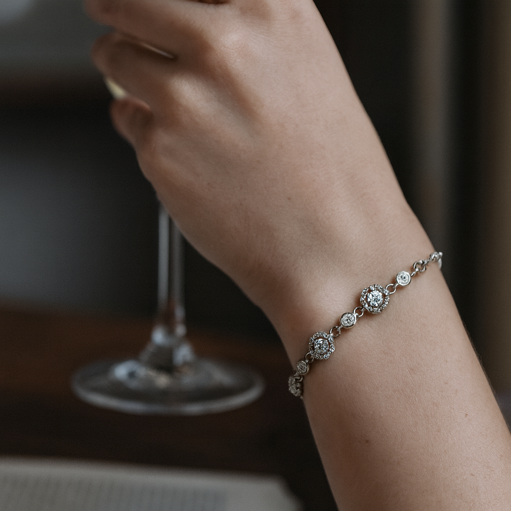 925 Sterling Silver Cute Fairy-Drop Bracelet