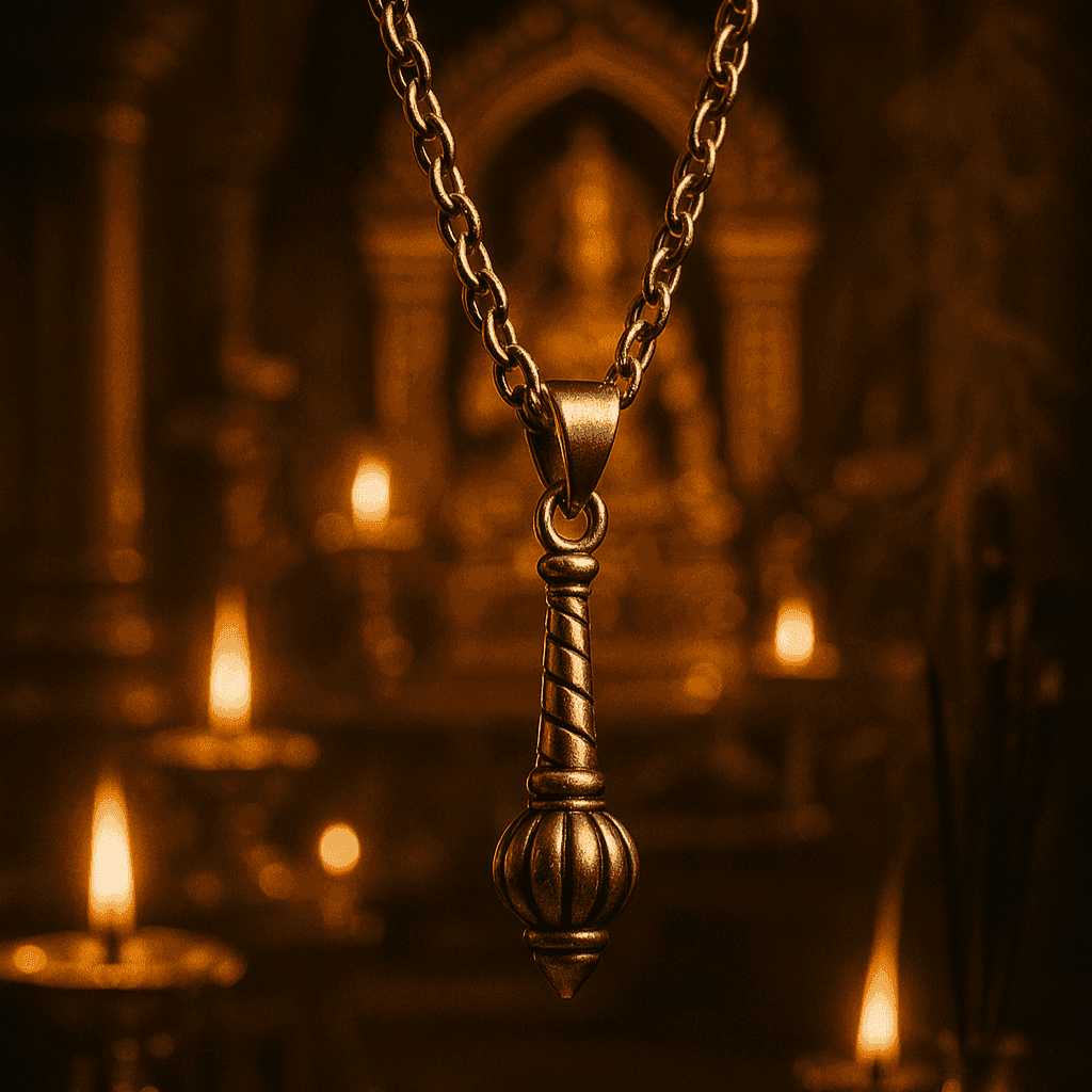 The 925 Sterling Silver Gada Pendant for Strength and Devotion (Without Chain) - Celestora - India - - - God Pendant for Men, Boys, Gift for Men, Brother, Boyfriend, Husband