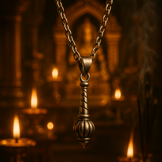 The 925 Sterling Silver Gada Pendant for Strength and Devotion (Without Chain)