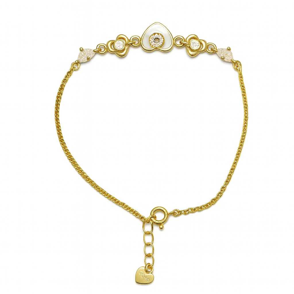 925 Sterling Silver Sparkle Love Bracelet