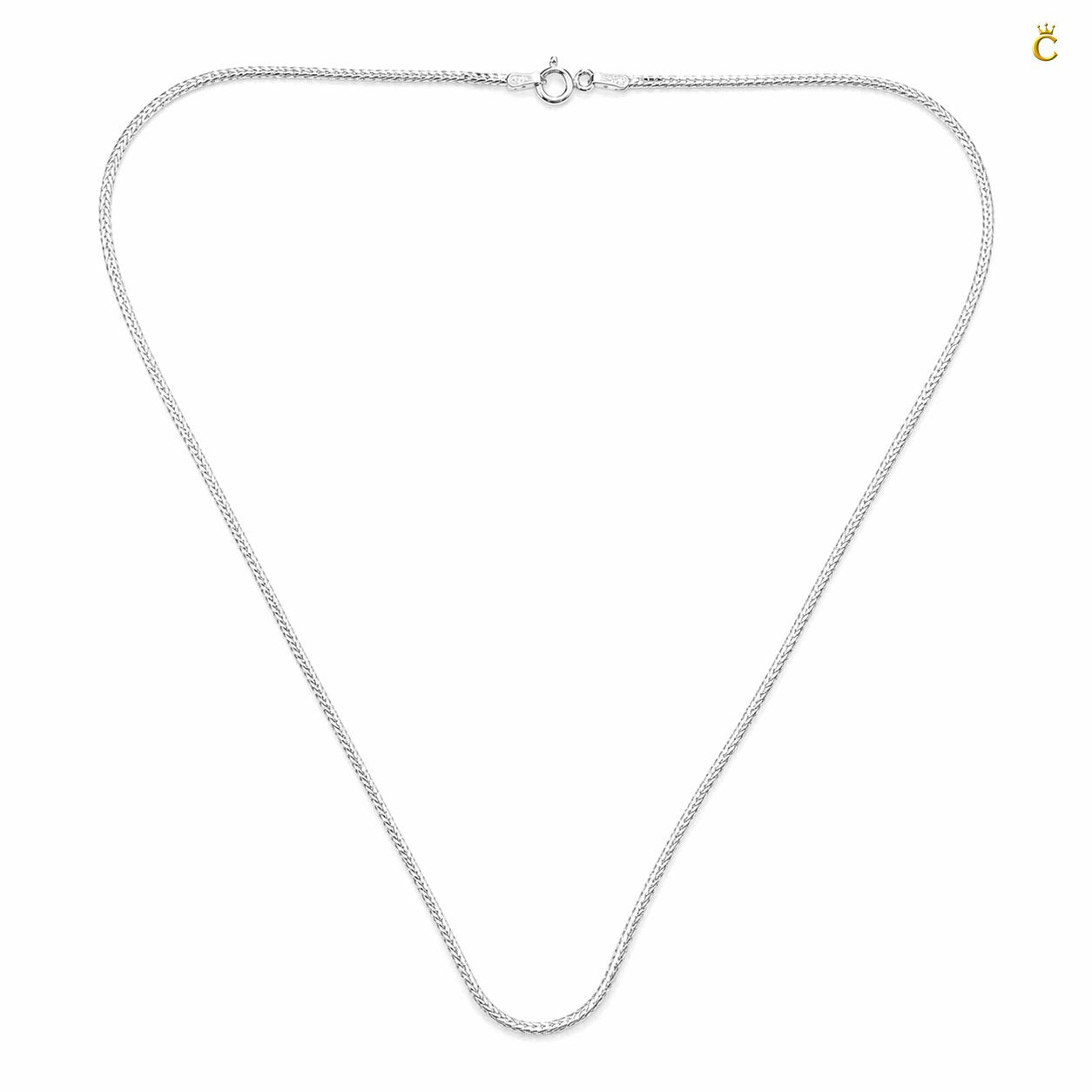 Minimalist Silver Franco Link Chain