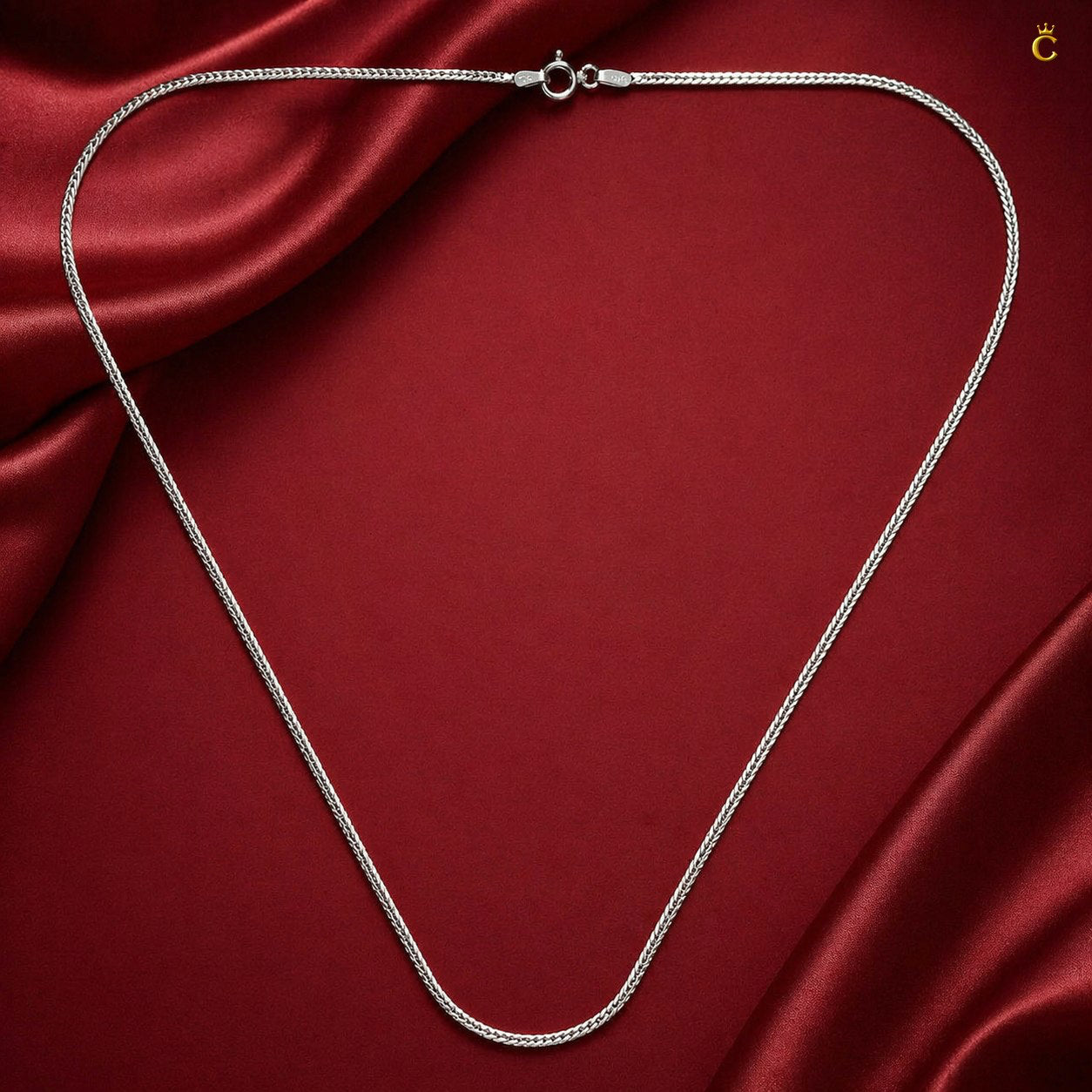 Minimalist Silver Franco Link Chain