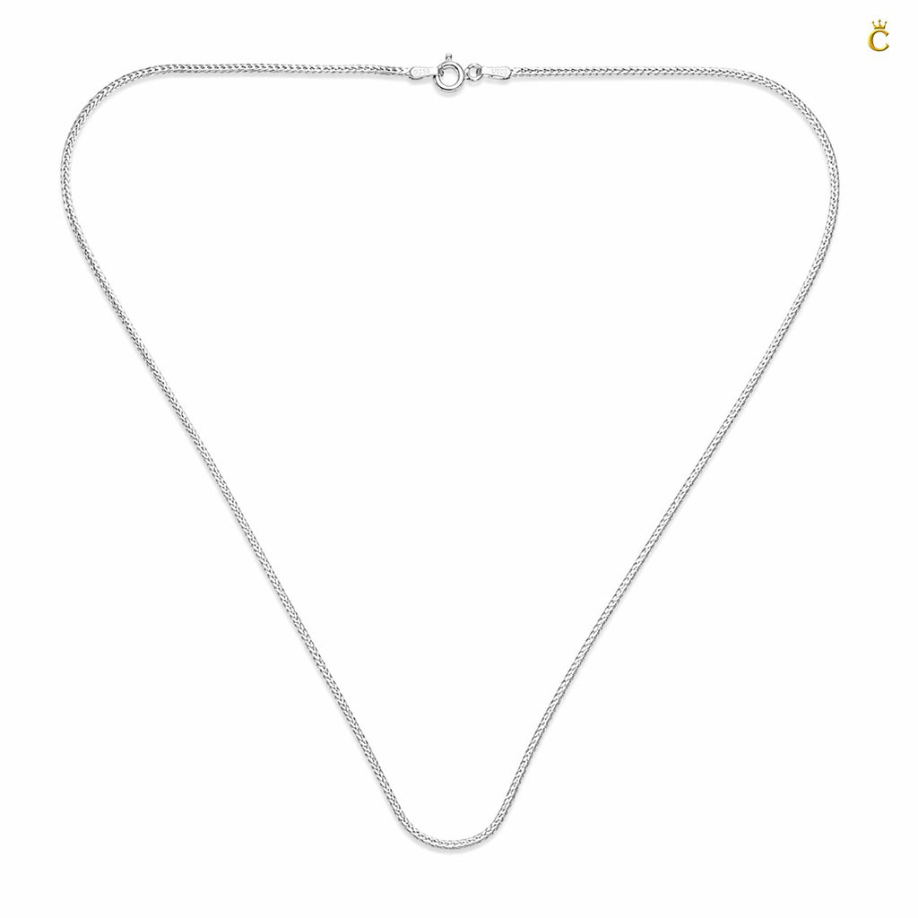 Minimalist Silver Franco Link Chain