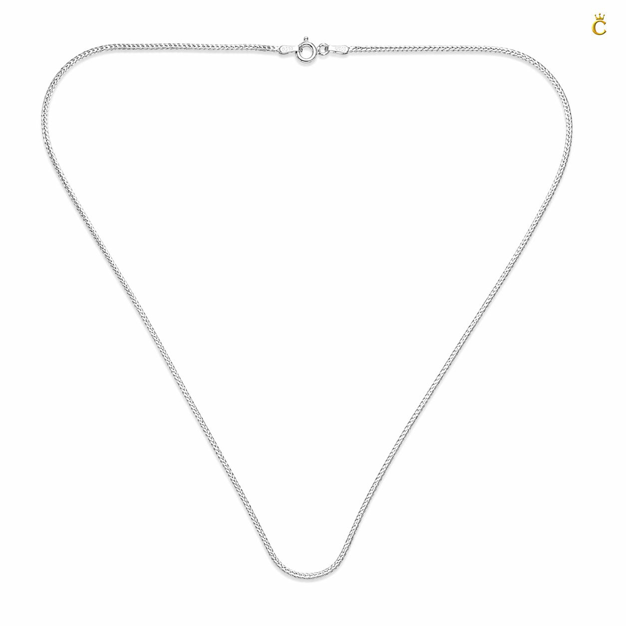 Minimalist Silver Franco Link Chain