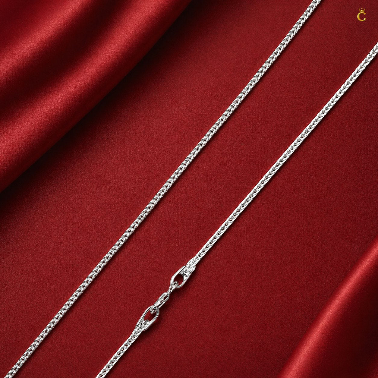 Minimalist Silver Franco Link Chain
