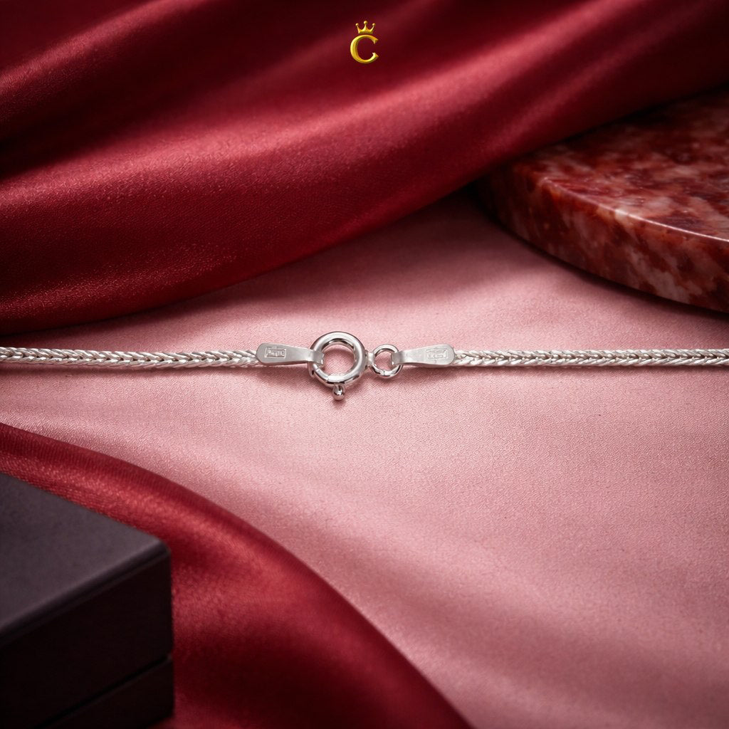 Minimalist Silver Franco Link Chain