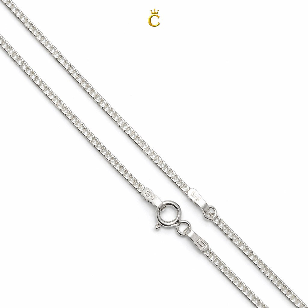 Minimalist Silver Franco Link Chain