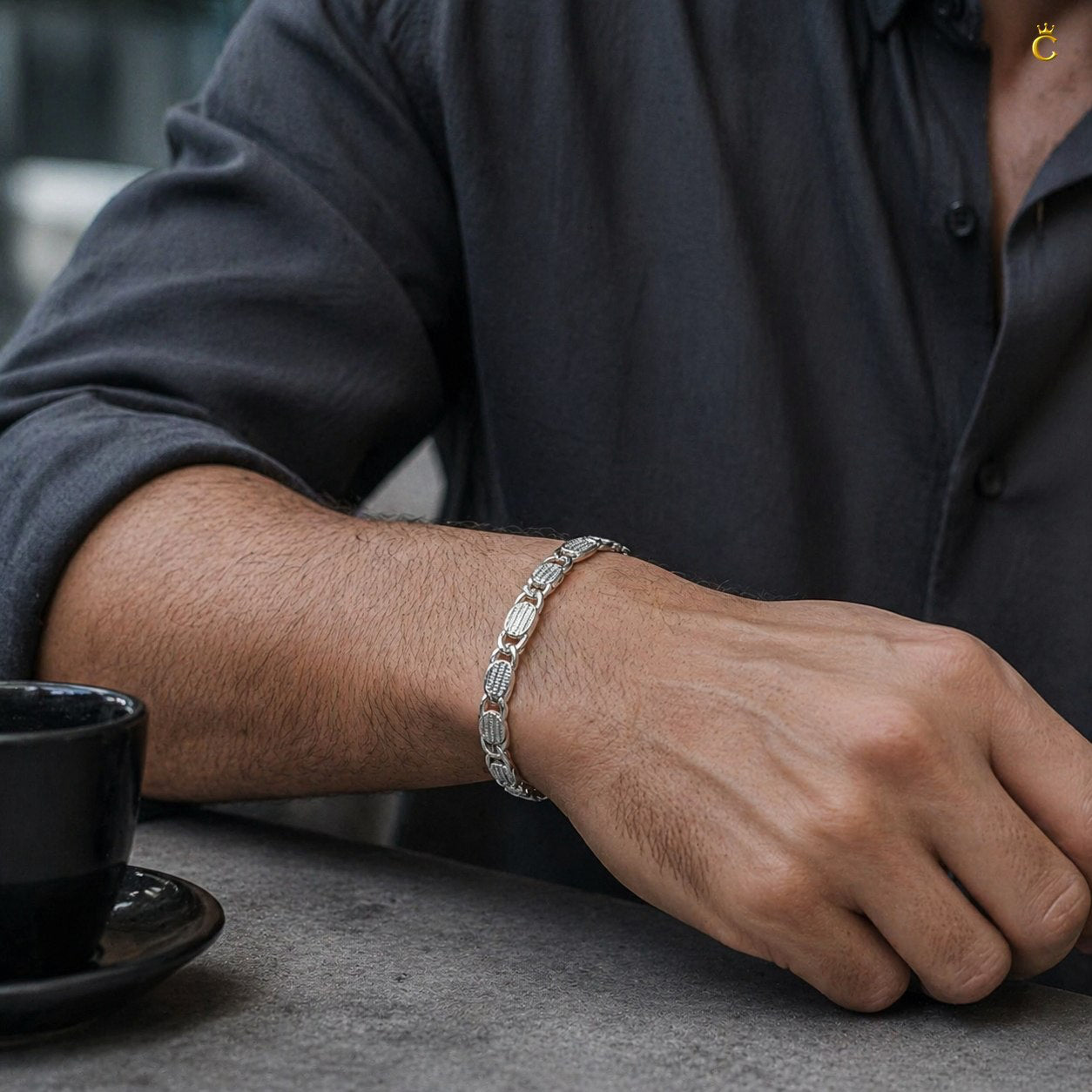 Parallel Link Bracelet 7.5mm