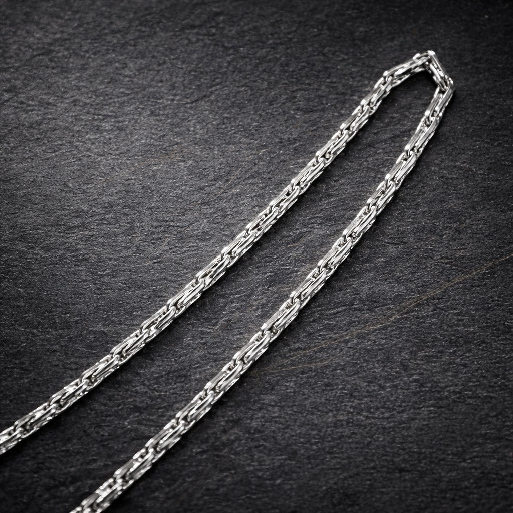 Bold Alpha Link Chain
