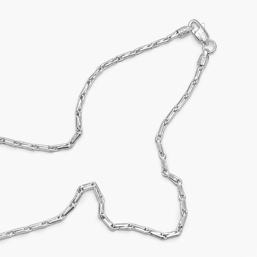 Men's Sleek Link Chain in Silver