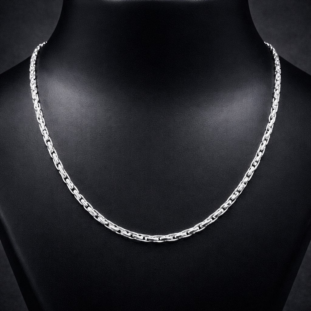 Bold Alpha Link Chain