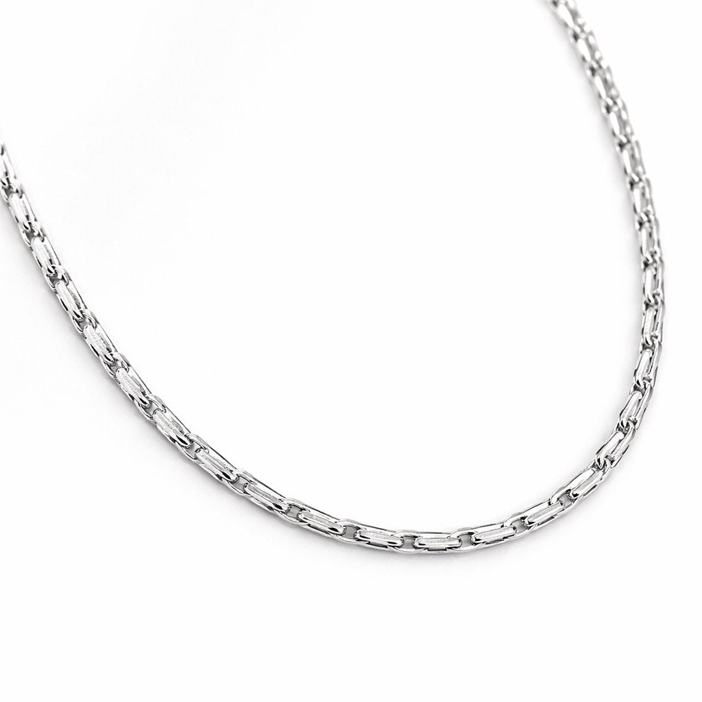Men's Sleek Link Chain in Silver