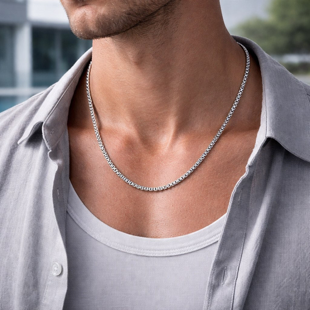 Strong Curved Box Chain