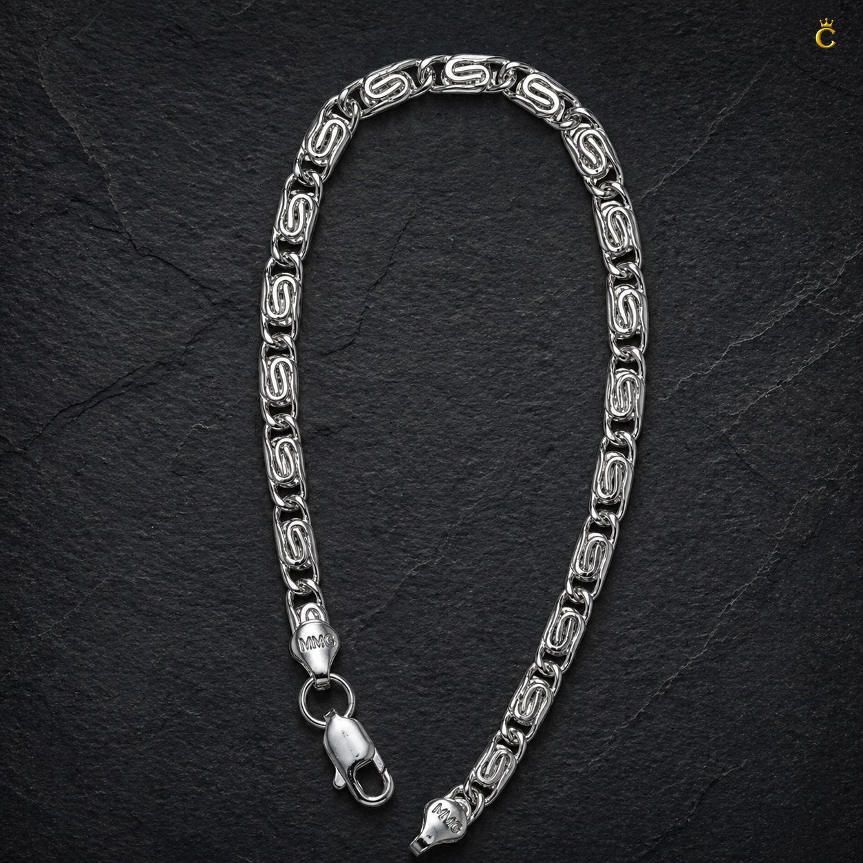 Fancy Bold Link Bracelet