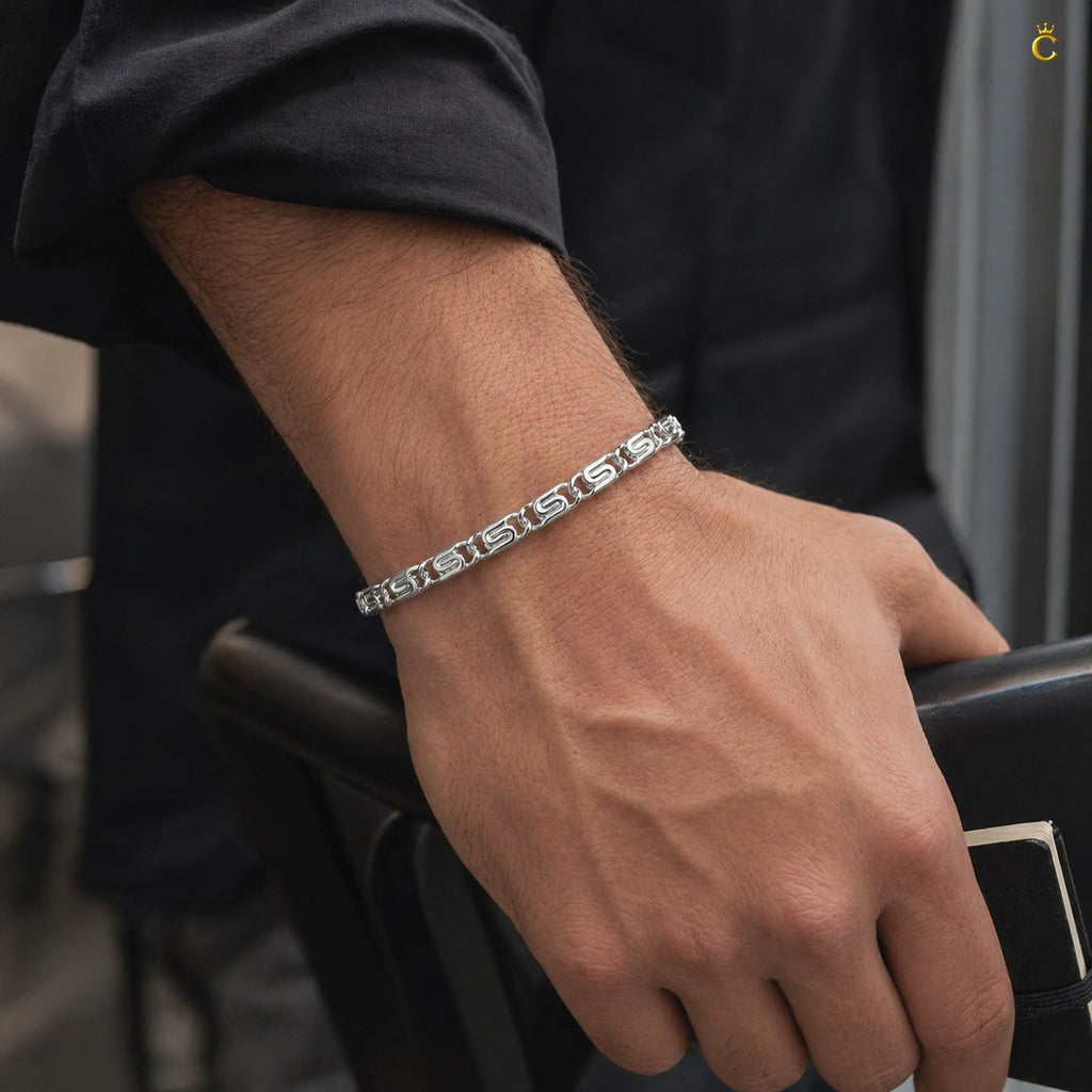 Fancy Bold Link Bracelet