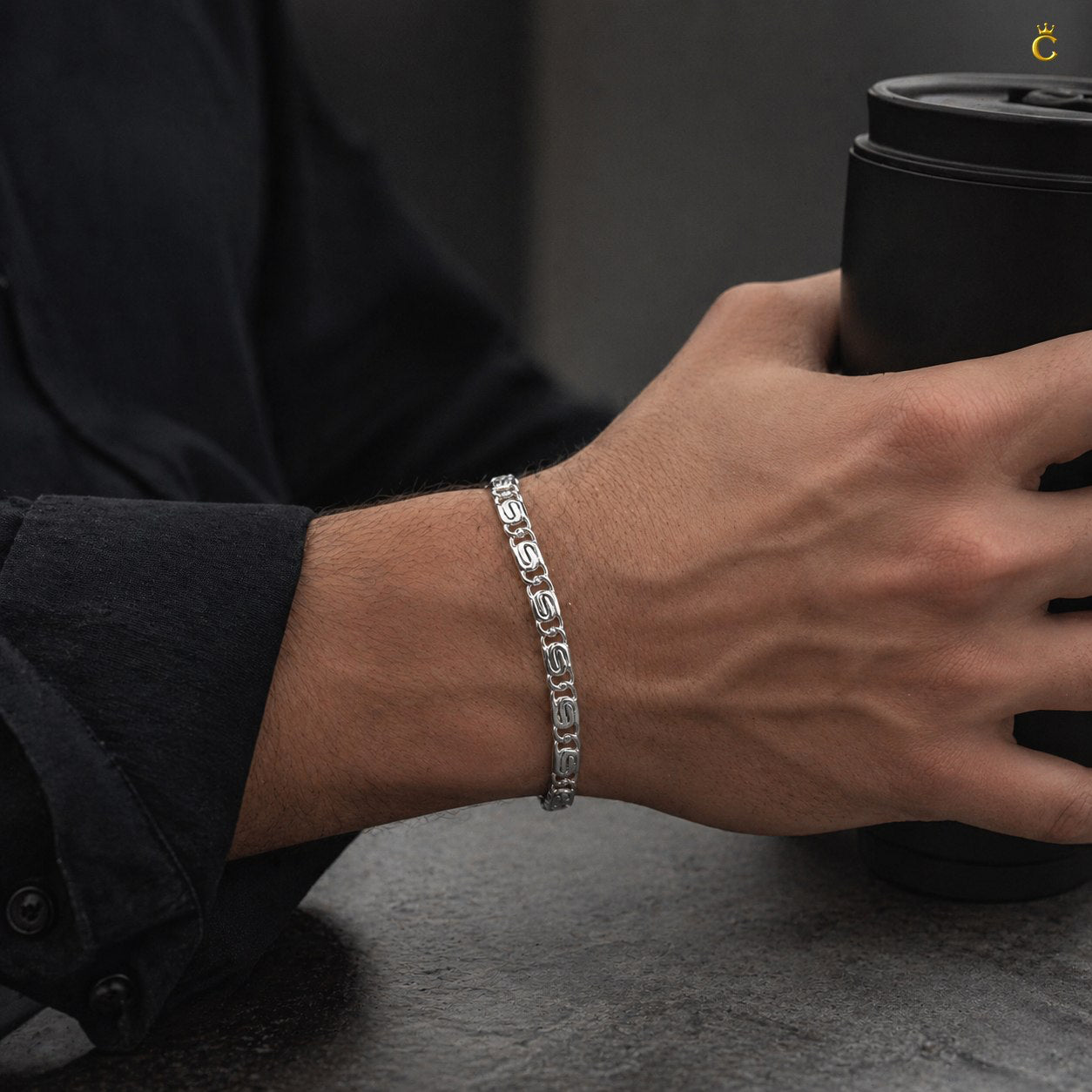 Fancy Bold Link Bracelet