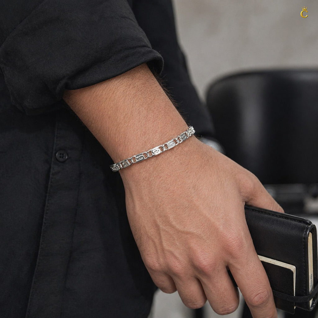 Fancy Bold Link Bracelet